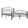 Estructura de cama de metal negro 120x200 cm de vidaXL, Camas y somieres - Ref: Foro24-285292, Precio: 148,87 €, Descuento: %
