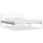 Bettgestell aus weißem Metall, 140 x 200 cm von vidaXL, Betten und Lattenroste - Ref: Foro24-285303, Preis: 134,50 €, Rabatt: %