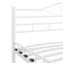White metal bed frame 140x200 cm by vidaXL, Beds and slatted bases - Ref: Foro24-285303, Price: 133,20 €, Discount: %