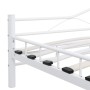 Bettgestell aus weißem Metall, 140 x 200 cm von vidaXL, Betten und Lattenroste - Ref: Foro24-285303, Preis: 134,50 €, Rabatt: %