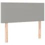 Cama box spring colchón y luces LED tela gris claro 90x200 cm de vidaXL, Camas y somieres - Ref: Foro24-3132965, Precio: 291,...