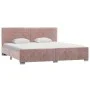 Pink velvet bed frame 180x200 cm by vidaXL, Beds and slatted bases - Ref: Foro24-286828, Price: 342,68 €, Discount: %