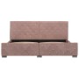 Estructura de cama de terciopelo rosa 180x200 cm de vidaXL, Camas y somieres - Ref: Foro24-286828, Precio: 310,29 €, Descuent...