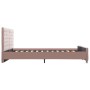 Estructura de cama de terciopelo rosa 180x200 cm de vidaXL, Camas y somieres - Ref: Foro24-286828, Precio: 310,29 €, Descuent...