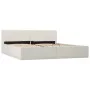 Cama canapé hidráulica cuero sintético blanco 180x200 cm de vidaXL, Camas y somieres - Ref: Foro24-285521, Precio: 346,81 €, ...