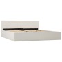 Hydraulic canapé bed white synthetic leather 180x200 cm by vidaXL, Beds and slatted bases - Ref: Foro24-285521, Price: 353,79...