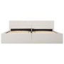 Hydraulic canapé bed white synthetic leather 180x200 cm by vidaXL, Beds and slatted bases - Ref: Foro24-285521, Price: 353,79...