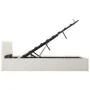 Cama canapé hidráulica cuero sintético blanco 180x200 cm de vidaXL, Camas y somieres - Ref: Foro24-285521, Precio: 346,81 €, ...