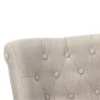 Französischer Sessel aus cremefarbenem Stoff von vidaXL, Sessel - Ref: Foro24-240286, Preis: 123,02 €, Rabatt: %