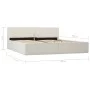 Cama canapé hidráulica cuero sintético blanco 180x200 cm de vidaXL, Camas y somieres - Ref: Foro24-285521, Precio: 346,81 €, ...