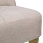Französischer Sessel aus cremefarbenem Stoff von vidaXL, Sessel - Ref: Foro24-240286, Preis: 123,02 €, Rabatt: %