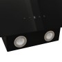 Steel and black tempered glass wall extractor hood 60 cm by vidaXL, Extractors - Ref: Foro24-51671, Price: 203,84 €, Discount: %