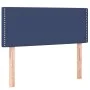 Box spring bed mattress and LED lights blue fabric 100x200 cm by vidaXL, Beds and slatted bases - Ref: Foro24-3133059, Price:...