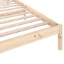 Bettgestell aus massivem Kiefernholz, 90 x 200 cm von vidaXL, Betten und Lattenroste - Ref: Foro24-810415, Preis: 66,38 €, Ra...