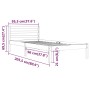 Solid pine wood bed frame 90x200 cm by vidaXL, Beds and slatted bases - Ref: Foro24-810415, Price: 57,62 €, Discount: %