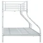 White metal bunk bed frame 140x200 cm/90x200 cm by vidaXL, Beds and slatted bases - Ref: Foro24-287903, Price: 306,84 €, Disc...