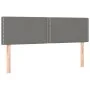 Cama box spring colchón y luces LED tela gris oscuro 140x200 cm de vidaXL, Camas y somieres - Ref: Foro24-3133078, Precio: 42...