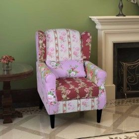Sessel mit Stoff-Patchwork-Design von vidaXL, Sessel - Ref: Foro24-240490, Preis: 279,57 €, Rabatt: %