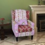 Sessel mit Stoff-Patchwork-Design von vidaXL, Sessel - Ref: Foro24-240490, Preis: 279,57 €, Rabatt: %
