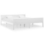 Solid white pine wood bed frame 180x200 cm by vidaXL, Beds and slatted bases - Ref: Foro24-322108, Price: 168,61 €, Discount: %