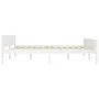 Solid white pine wood bed frame 180x200 cm by vidaXL, Beds and slatted bases - Ref: Foro24-322108, Price: 166,68 €, Discount: %
