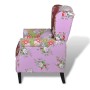 Sillón con diseño de retales de tela de vidaXL, Sillones - Ref: Foro24-240490, Precio: 279,57 €, Descuento: %