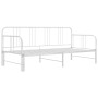 White metal removable sofa bed frame 90x200 cm by vidaXL, Beds and slatted bases - Ref: Foro24-324753, Price: 149,33 €, Disco...