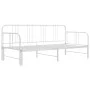 White metal removable sofa bed frame 90x200 cm by vidaXL, Beds and slatted bases - Ref: Foro24-324753, Price: 136,75 €, Disco...