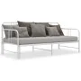White metal removable sofa bed frame 90x200 cm by vidaXL, Beds and slatted bases - Ref: Foro24-324753, Price: 136,75 €, Disco...