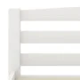 Solid white pine wood bed frame 140x200 cm by vidaXL, Beds and slatted bases - Ref: Foro24-322071, Price: 135,12 €, Discount: %