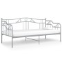 Gray metal sofa bed frame 90x200 cm by vidaXL, Beds and slatted bases - Ref: Foro24-324763, Price: 137,25 €, Discount: %