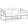 Gray metal sofa bed frame 90x200 cm by vidaXL, Beds and slatted bases - Ref: Foro24-324763, Price: 143,39 €, Discount: %