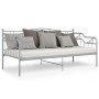 Gray metal sofa bed frame 90x200 cm by vidaXL, Beds and slatted bases - Ref: Foro24-324763, Price: 137,25 €, Discount: %