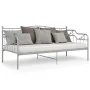 Gray metal sofa bed frame 90x200 cm by vidaXL, Beds and slatted bases - Ref: Foro24-324763, Price: 143,39 €, Discount: %