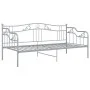 Gray metal sofa bed frame 90x200 cm by vidaXL, Beds and slatted bases - Ref: Foro24-324763, Price: 143,39 €, Discount: %
