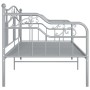Gray metal sofa bed frame 90x200 cm by vidaXL, Beds and slatted bases - Ref: Foro24-324763, Price: 137,25 €, Discount: %