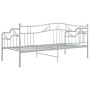 Gray metal sofa bed frame 90x200 cm by vidaXL, Beds and slatted bases - Ref: Foro24-324763, Price: 137,25 €, Discount: %