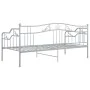 Gray metal sofa bed frame 90x200 cm by vidaXL, Beds and slatted bases - Ref: Foro24-324763, Price: 143,39 €, Discount: %