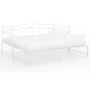 White metal removable sofa bed frame 90x200 cm by vidaXL, Beds and slatted bases - Ref: Foro24-324783, Price: 208,57 €, Disco...