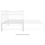 White metal removable sofa bed frame 90x200 cm by vidaXL, Beds and slatted bases - Ref: Foro24-324783, Price: 208,57 €, Disco...