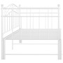 White metal removable sofa bed frame 90x200 cm by vidaXL, Beds and slatted bases - Ref: Foro24-324783, Price: 212,62 €, Disco...