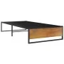 Estructura de cama de metal negra 100x200 cm de vidaXL, Camas y somieres - Ref: Foro24-324814, Precio: 130,34 €, Descuento: %