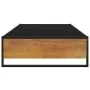 Estructura de cama de metal negra 100x200 cm de vidaXL, Camas y somieres - Ref: Foro24-324814, Precio: 130,34 €, Descuento: %