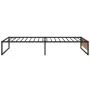 Estructura de cama de metal negra 100x200 cm de vidaXL, Camas y somieres - Ref: Foro24-324814, Precio: 130,34 €, Descuento: %