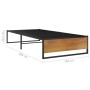 Estructura de cama de metal negra 100x200 cm de vidaXL, Camas y somieres - Ref: Foro24-324814, Precio: 132,66 €, Descuento: %