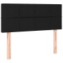 Cama box spring con colchón LED tela negro 120x200 cm de vidaXL, Camas y somieres - Ref: Foro24-3133143, Precio: 390,50 €, De...