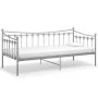 Gray metal sofa bed frame 90x200 cm by vidaXL, Beds and slatted bases - Ref: Foro24-324757, Price: 158,49 €, Discount: %