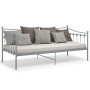 Graues Metall-Schlafsofagestell 90x200 cm von vidaXL, Betten und Lattenroste - Ref: Foro24-324757, Preis: 166,82 €, Rabatt: %