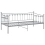 Graues Metall-Schlafsofagestell 90x200 cm von vidaXL, Betten und Lattenroste - Ref: Foro24-324757, Preis: 166,82 €, Rabatt: %