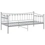 Gray metal sofa bed frame 90x200 cm by vidaXL, Beds and slatted bases - Ref: Foro24-324757, Price: 158,49 €, Discount: %